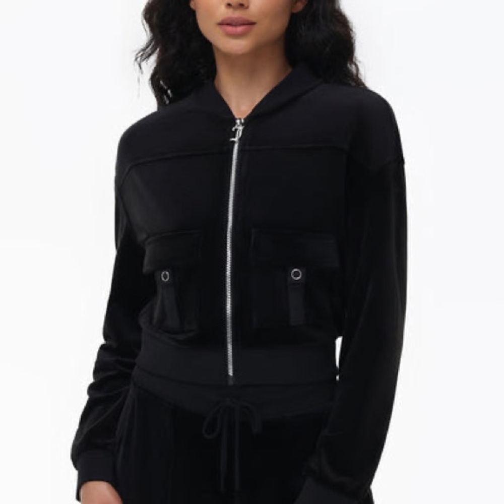 Juicy Couture Black Bomber Jacket